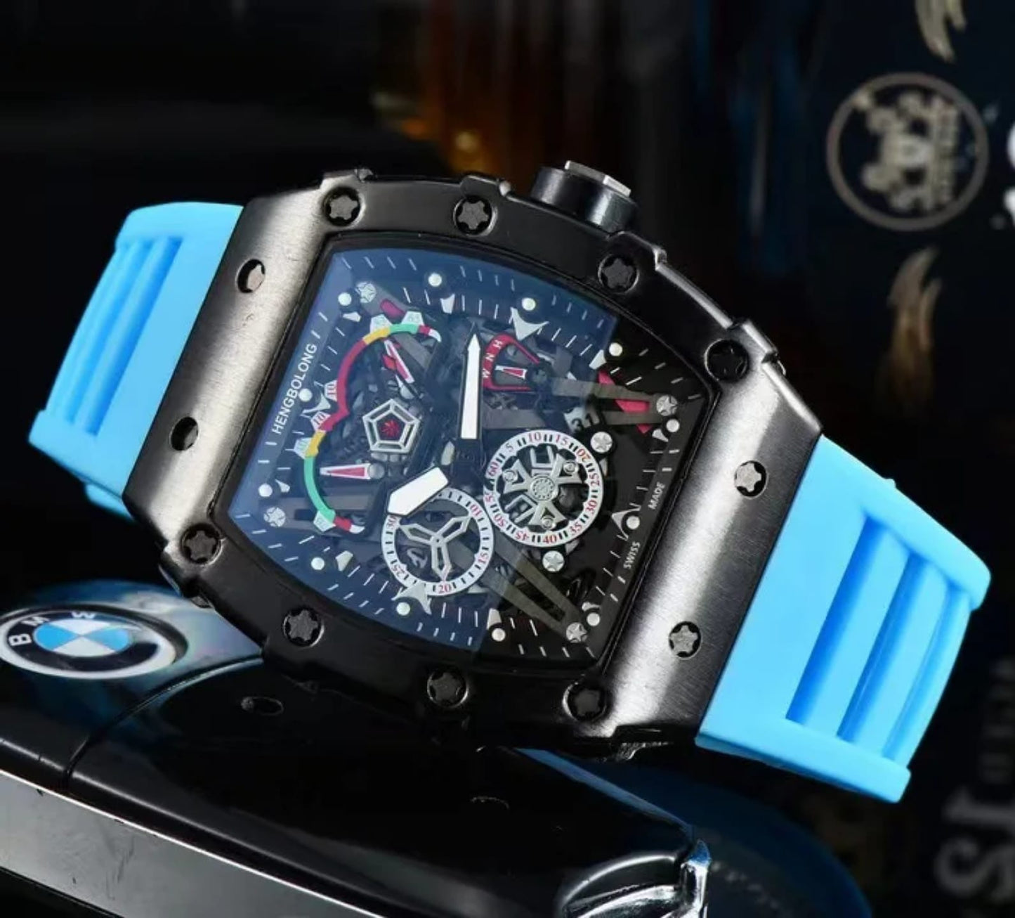 Top Hot Selling Watch for Man Boys-Sports Watches Rubber Strap for Boys & Men| New Fashion Sports Rubber Strap Wristwatches