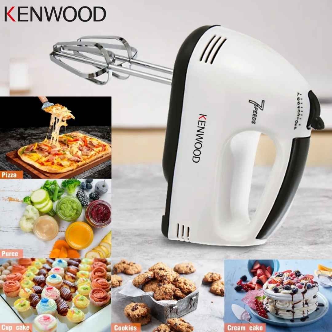 Kenwood Electric Egg Beater Machine - USB Rechargeable Coffee Maker - whisk mini electric mixer - Cream whipper Hand Mixer - Handheld Cake Egg Beater - Cream Mixer Blender - Cake Baking Tool - Small kitchen appliance
