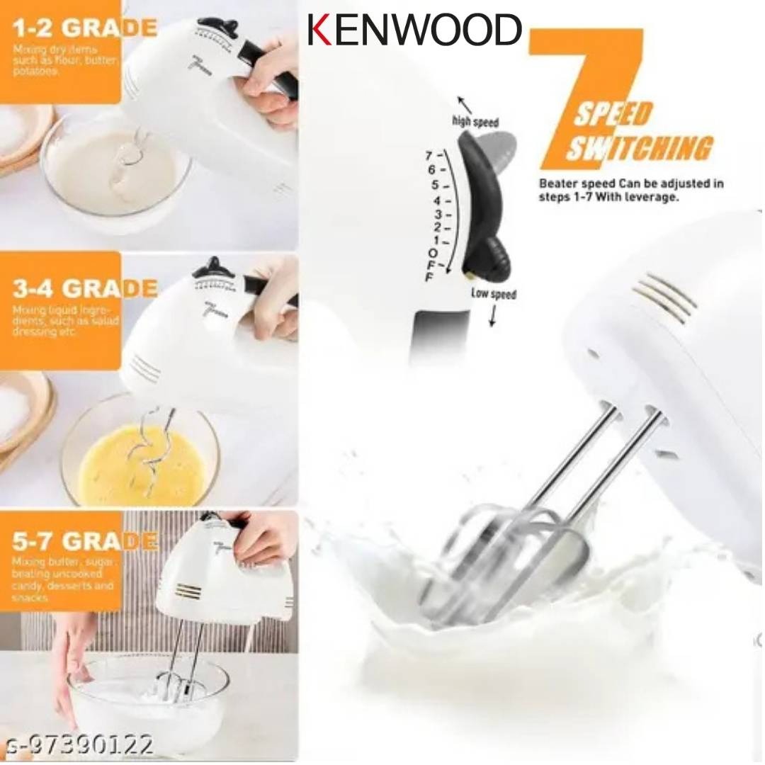 Kenwood Electric Egg Beater Machine - USB Rechargeable Coffee Maker - whisk mini electric mixer - Cream whipper Hand Mixer - Handheld Cake Egg Beater - Cream Mixer Blender - Cake Baking Tool - Small kitchen appliance