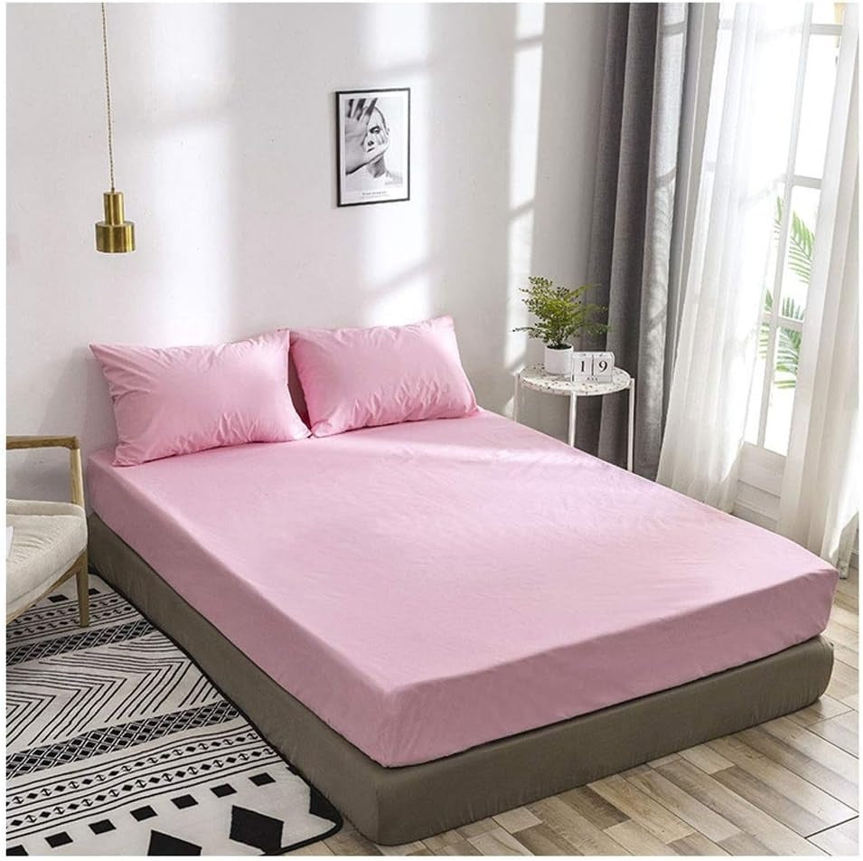 Waterproof/Oilproof Mattress Cover Single, Queen, double bed-King Size, Bed Cover - Fitted Cover - Anti Dust-Mite Hypoallergenic - Can Cover Spring Mattress